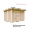 Timbela Abris de jardin en composite Composite Marron 9m²