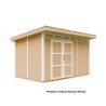 Timbela Abris de jardin en composite Composite Marron 9m²