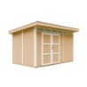 Timbela Abris de jardin en composite Composite Marron 9m²