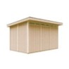 Timbela Abris de jardin en composite Composite Marron 9m²